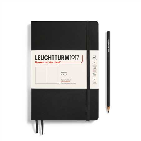 Notebook Medium A5 Soft Bianco Nero
