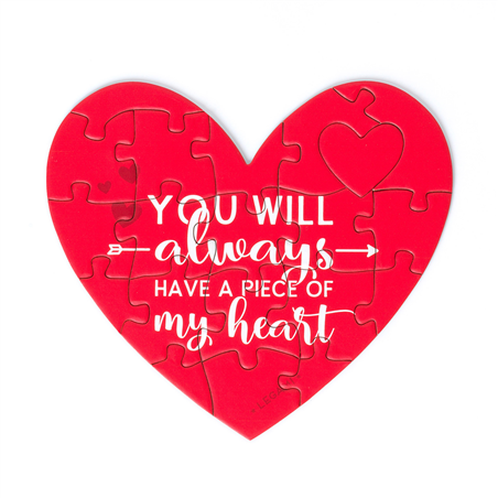 Biglietto Auguri  Puzzle Card Perfect Match