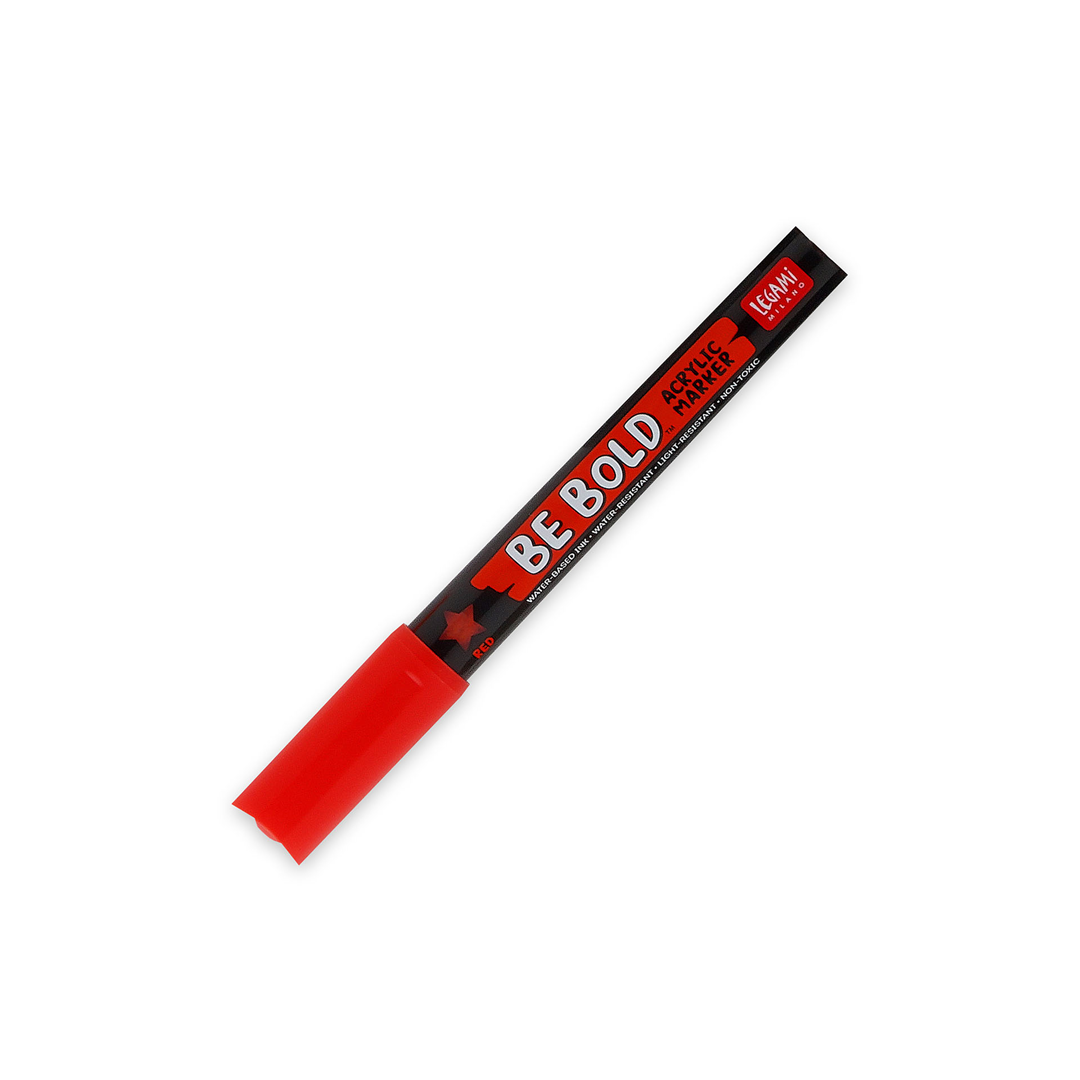 Pennarello Acrilico Be Bold Red — immagine 3