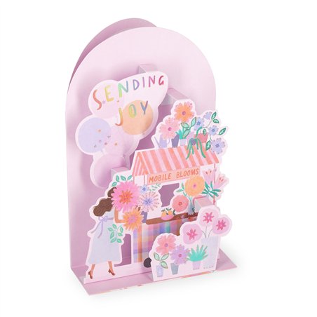 Biglietto Pop Up Flower Cart