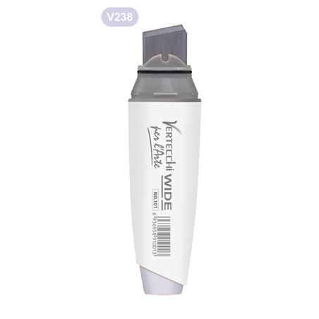 Pennarello Base Alcool Super Wide Punta A Scalpello V238-Lilla Chiarissimo