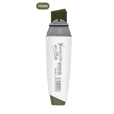Pennarello Base Alcool Super Wide Punta A Scalpello Yg284 Verde Paglia Chiaro