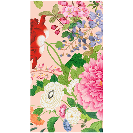 Asciugamano  15pz 32x40cm A Profusion Of Flowers 2 Shell Pink