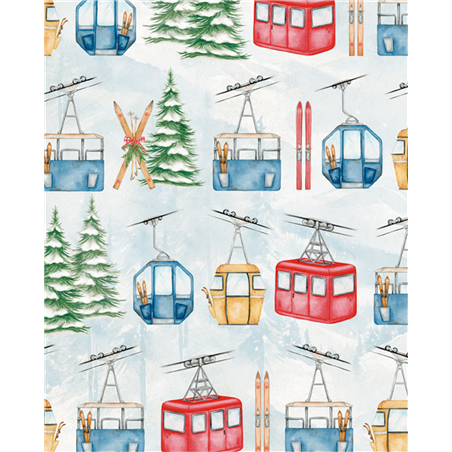 Carta Regalo 70x100 Natale  Funivie