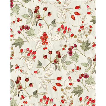 Carta Regalo 70x100 Natale  Bacche Natalizie