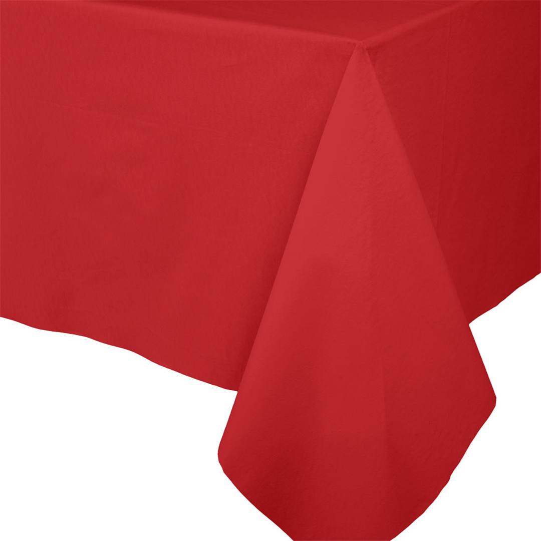 Tovaglia Carta Airlaid E Lino 160x250cm Red