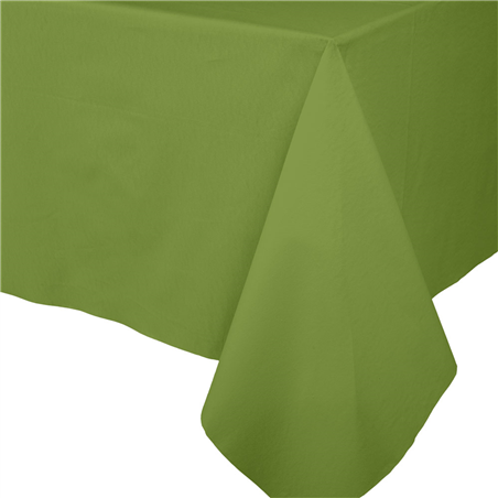Tovaglia Carta Airlaid E Lino 160x250cm Leaf Green
