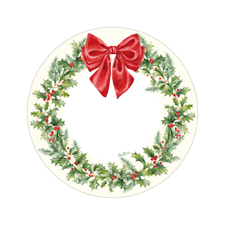 Scodella Carta New Shape 24cm 8pz Natale Christmas Garland