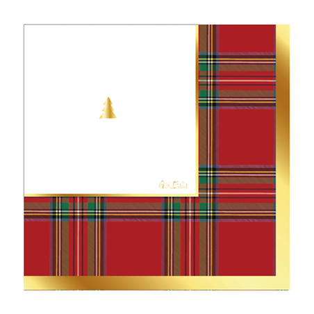 Tovagliolo 33x33 3 Veli 16pz Natale  Modern Scottish