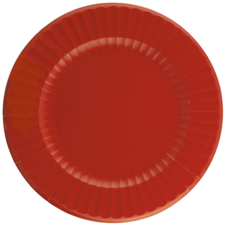 Sottopiatto Carta 33cm Round Shape 6pz Rosso Rubino