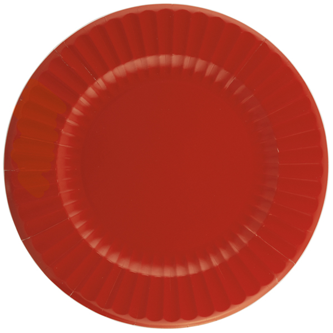 Sottopiatto Carta 33cm Round Shape 6pz Rosso Rubino