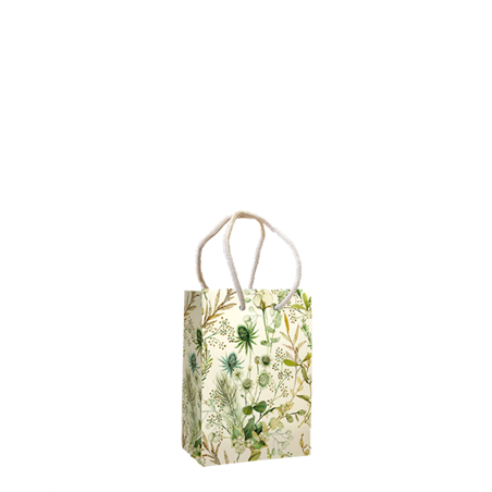 Busta Regalo Shopper12x8x16cm  Composizione Floreale Di Primavera
