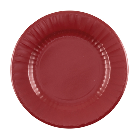 Piatto Carta 27cm 8pz  Bordeaux