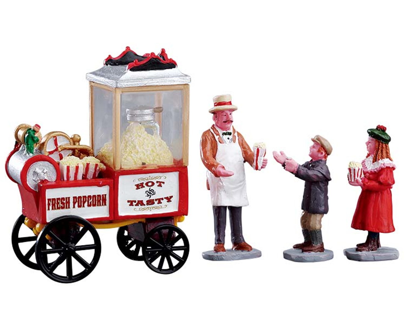 Popcorn Seller, Set Of 4 A2704/2026