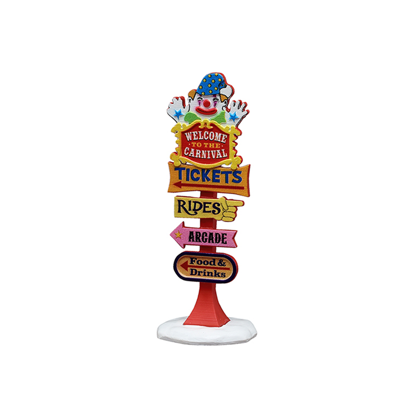 B75 Carnival Welcome Sign A4098/2026 — immagine 2