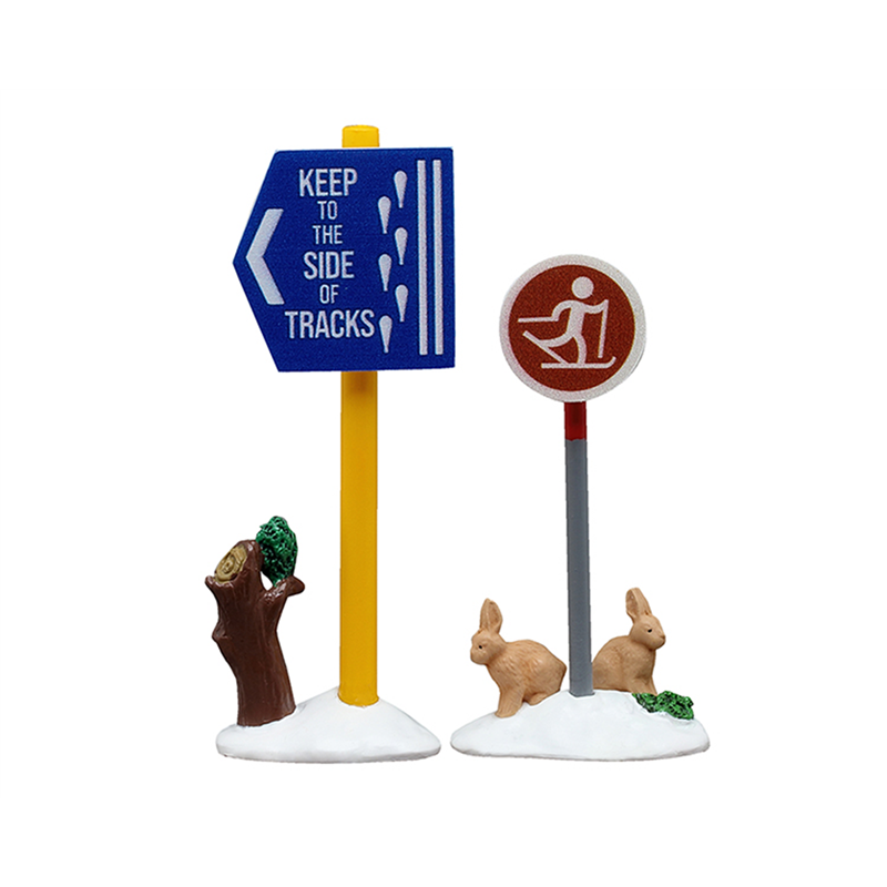 B76 Cross Country Ski Sign, Set Of 2 A4098/2026 — immagine 2