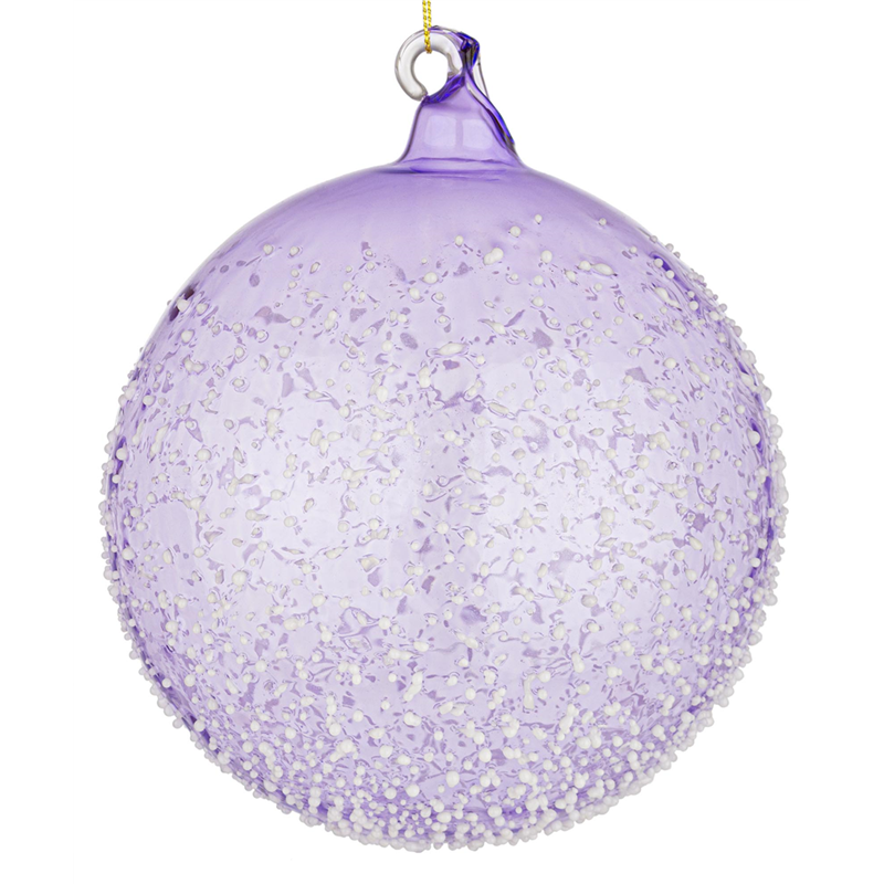 Sfera Vetro D15cm Blow Violet — immagine 2