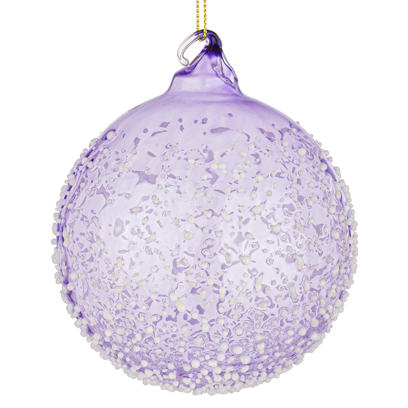 Sfera Vetro D10cm Blow Violet — immagine 2