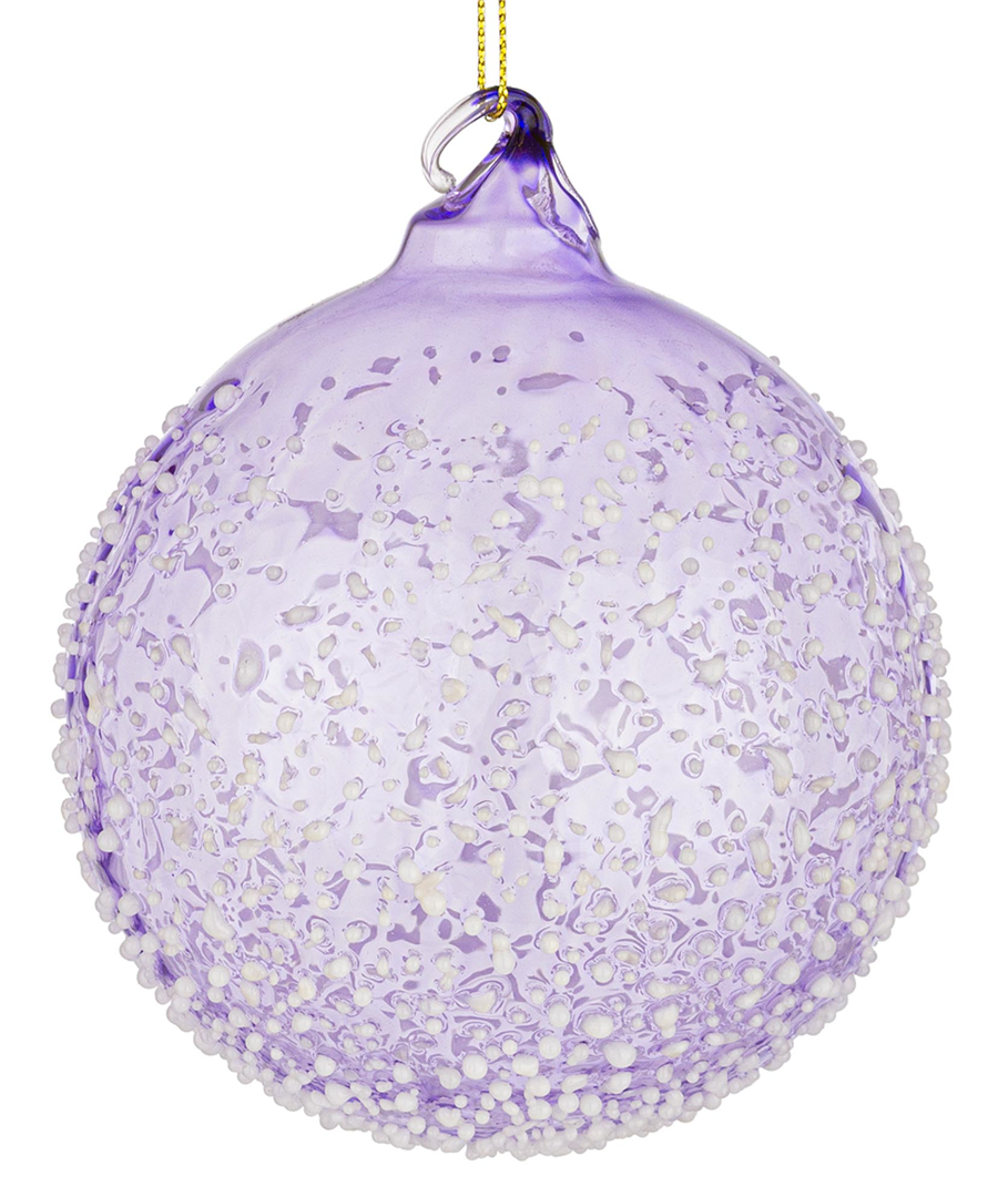 Sfera Vetro D10cm Blow Violet