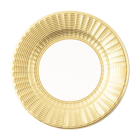 Piatto Carta 27cm 8pz  Elegance Gold