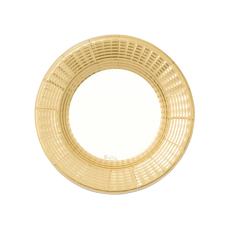 Piatto Carta 21cm 8pz  Elegance Gold