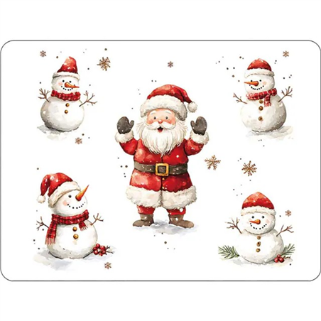 Tovaglietta Americana 30x40cm Natale Jolly Friends