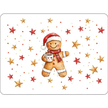 Tovaglietta Americana 30x40cm Natale Cocoa And Cookie