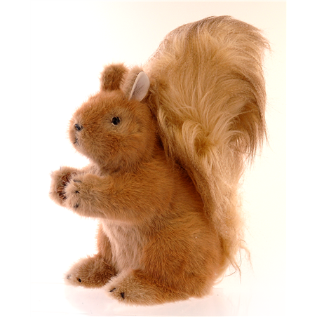Scoiattolo Peloso Light Brown Con Pigna H35cm