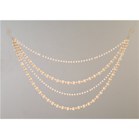 Catena Pendente Gold Con Perle 60cm
