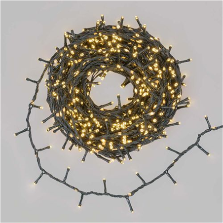 Minicluster 1660led Starfall Light 30mt+4mt B.caldo + Chasing B.caldo Uso Esterno