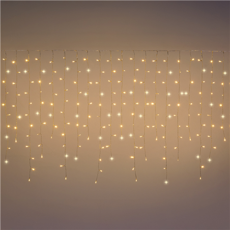 Tenda 360miniled Ice Light 300xh96cm Soft Pul Bianco Caldo-Effetto Cielo Stellato-Esterno