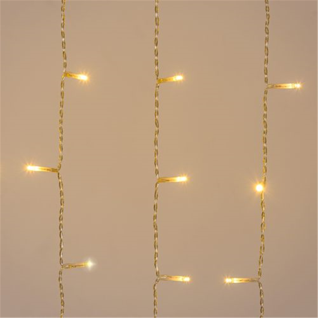 Tenda 360miniled Ice Light 300xh96cm Soft Pul Bianco Caldo-Effetto Cielo Stellato-Esterno — immagine 2