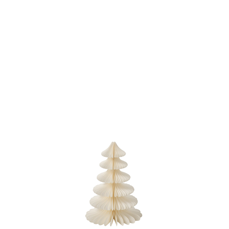 Albero Di Carta Avorio 18,5x18,5x25cm
