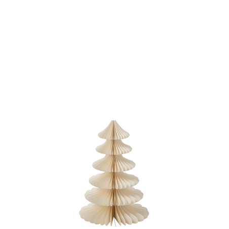 Albero Di Carta Avorio 28x28x40cm