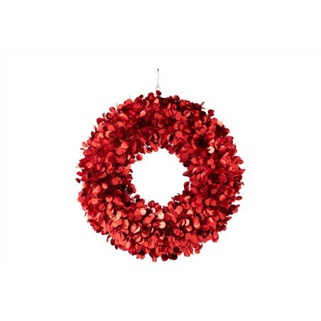 Corona D60cm Frizzante Polistirene Red