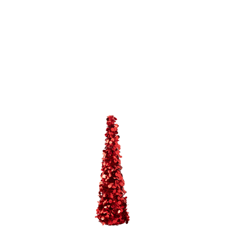 Albero Cono Frizzante Polist 19,5x19,5x84,5cm Red