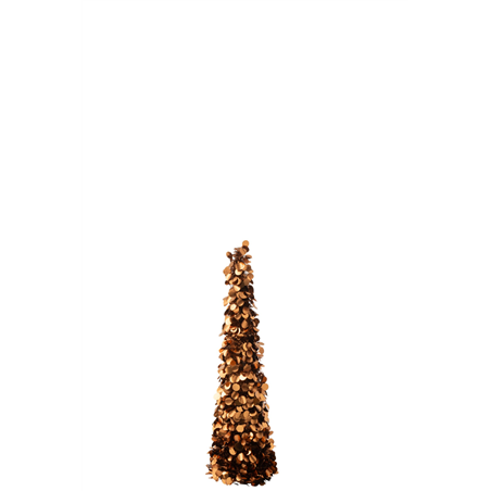 Albero Cono Frizzante Polist 19,5x19,5x84,5cm Brown