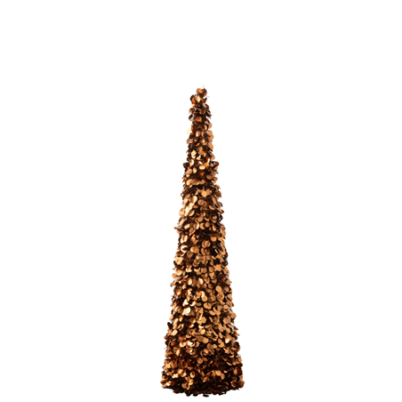 Albero Cono Frizzante Polist 24,5x24,5x132,5 Brown