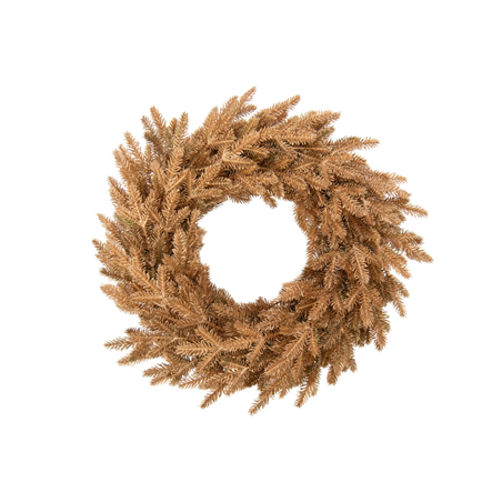 Corona D50cm Pino Oro Pvc