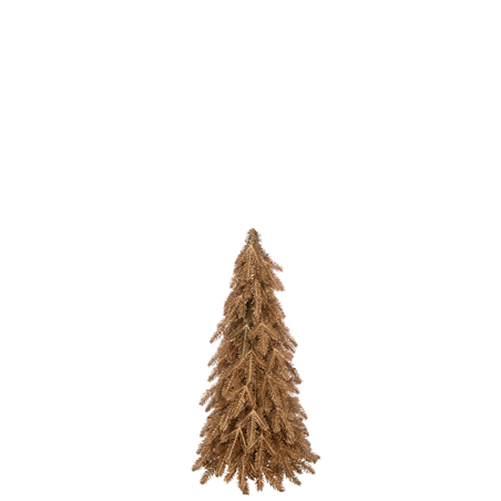 Albero Pino Oro Pvc H50cm D20cm