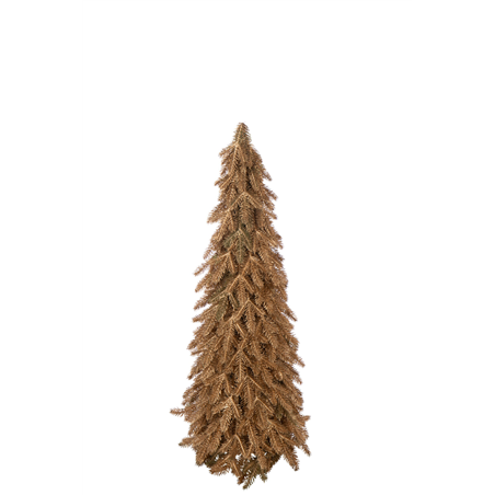 Albero Pino Oro Pvc H75cm D24cm