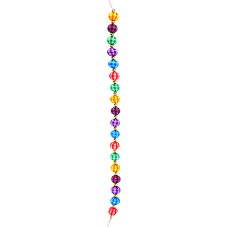 Ghirlanda Sfere Silkara Seta Multi 133cm D5cm