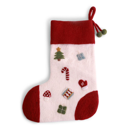 Calza Della Befana Lana Decorazioni Natale 48 Multi