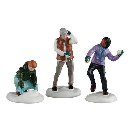 Snowball Fight, Set Of 3 A2565/2026