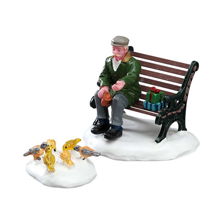 Feeding Pigeons,  Set Of 2 A2567/2026