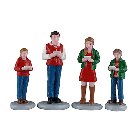 Caroling Family, Set Of 4 A2570/2026