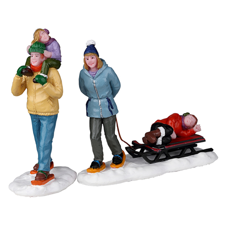 Long Day Snowshoeing,  Set Of 2 A2657/2026