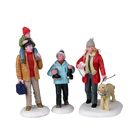 Going Skating,  Set Of 3 A2663/2026
