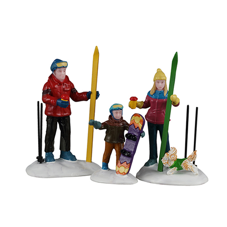 Family Ski Day, Set Of 3 A2663/2026