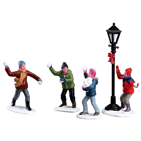 Snowball Fight!,  Set Of 4 A2664/2026